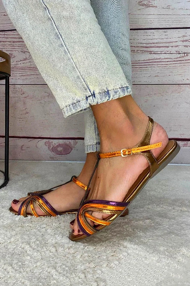 Viviana | Sandalias artesanales multicolor
