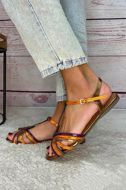 Viviana | Sandalias artesanales multicolor