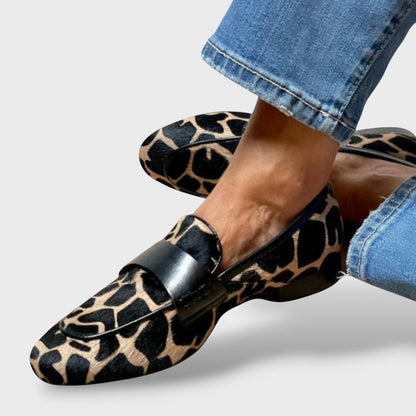 Leandro | Mocasines jirafa con detalle en contraste