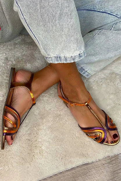 Viviana | Sandalias artesanales multicolor