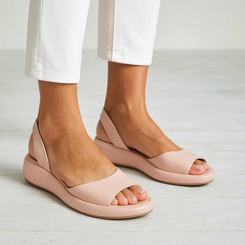 Isabela | Sandalias cómodas antideslizantes - Naranja