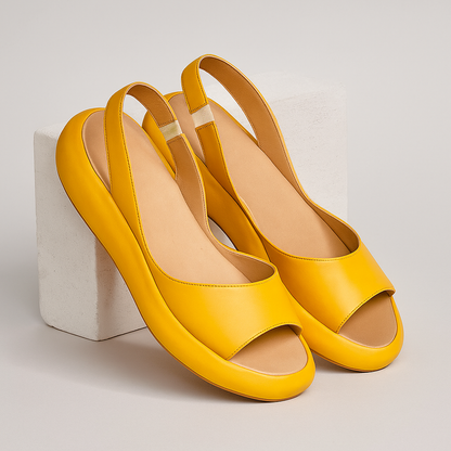 Isabela | Sandalias cómodas antideslizantes - Naranja