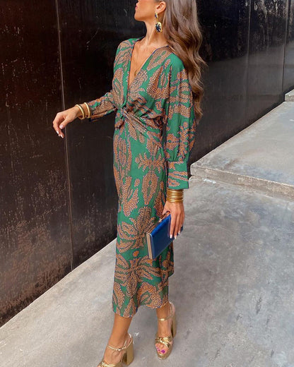Celeste | Vestido Midi de elegancia floral