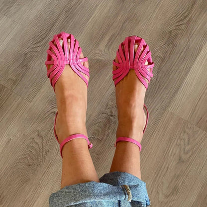 Perla | Sandalias joya elegantes - Plateado