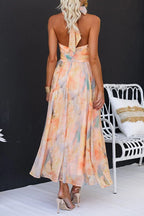 Abigail | Vestido largo estampado