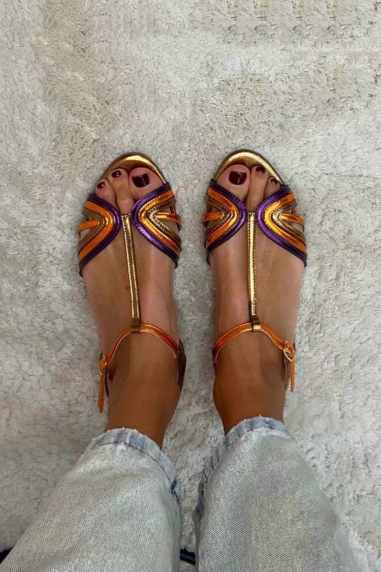 Viviana | Sandalias artesanales multicolor