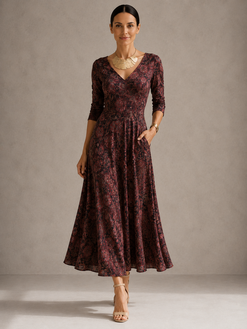 Kendal | Vestido largo floral