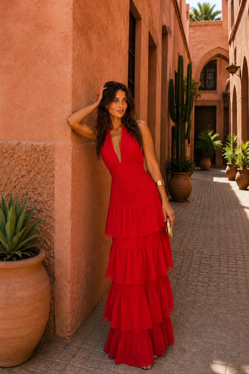 Manila | Vestido rojo