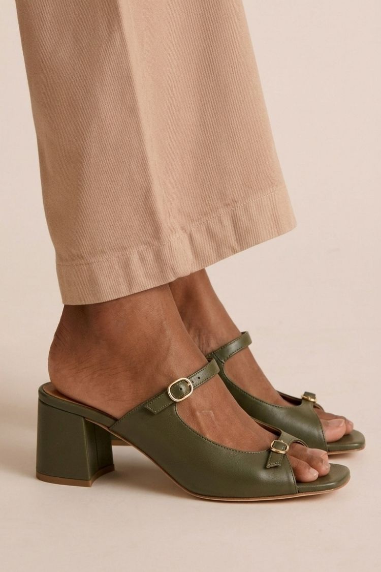 Verona | Sandalias de tacón elegante - Dorado