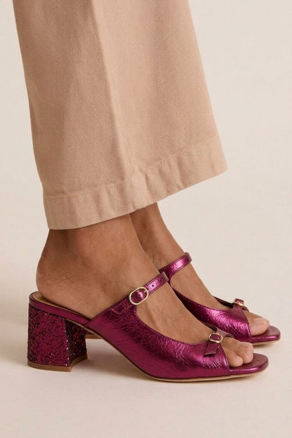 Verona | Sandalias de tacón elegante - Dorado