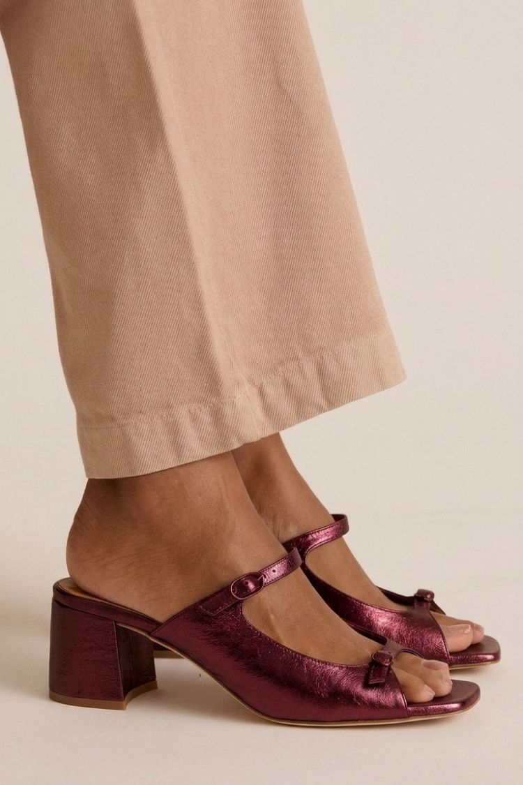 Verona | Sandalias de tacón elegante - Dorado