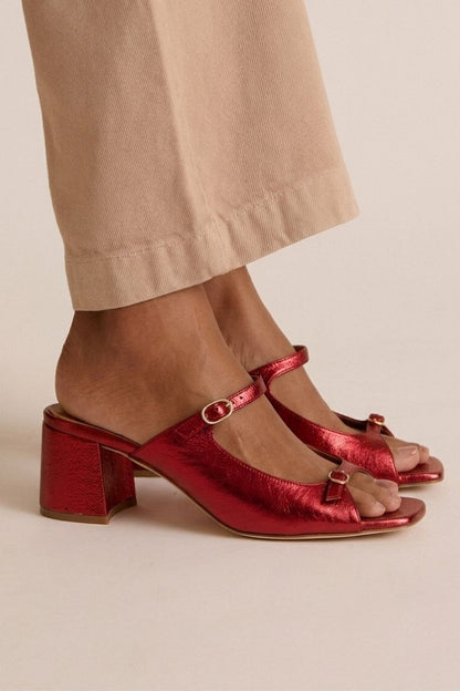 Verona | Sandalias de tacón elegante - Dorado