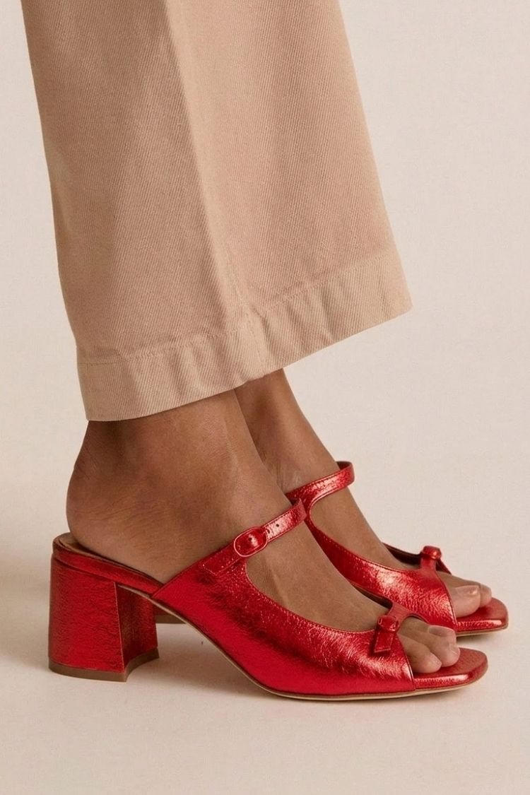 Verona | Sandalias de tacón elegante - Dorado
