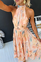 Abigail | Vestido largo estampado