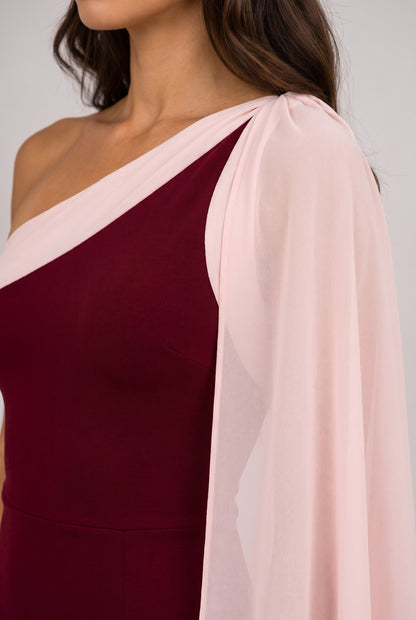 Vivian | Vestido burdeos