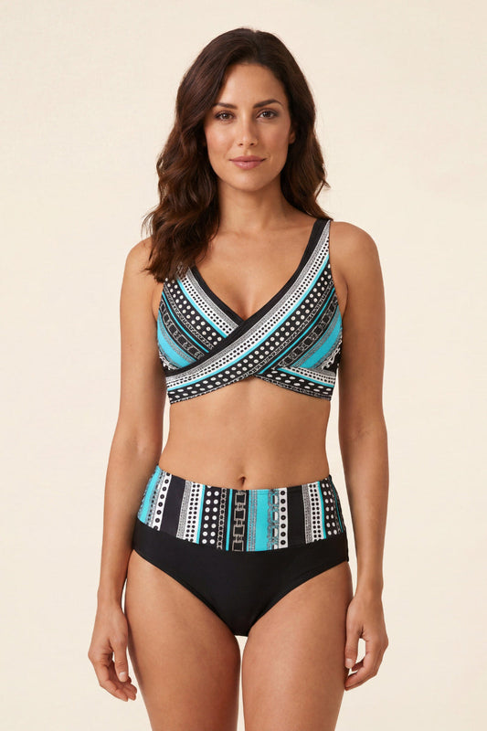 Ona | Bikini cruzado de talle alto