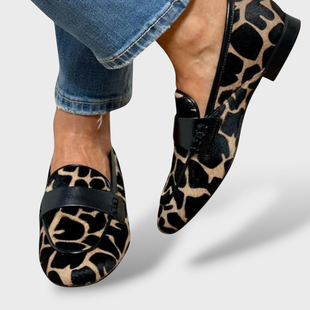 Leandro | Mocasines jirafa con detalle en contraste