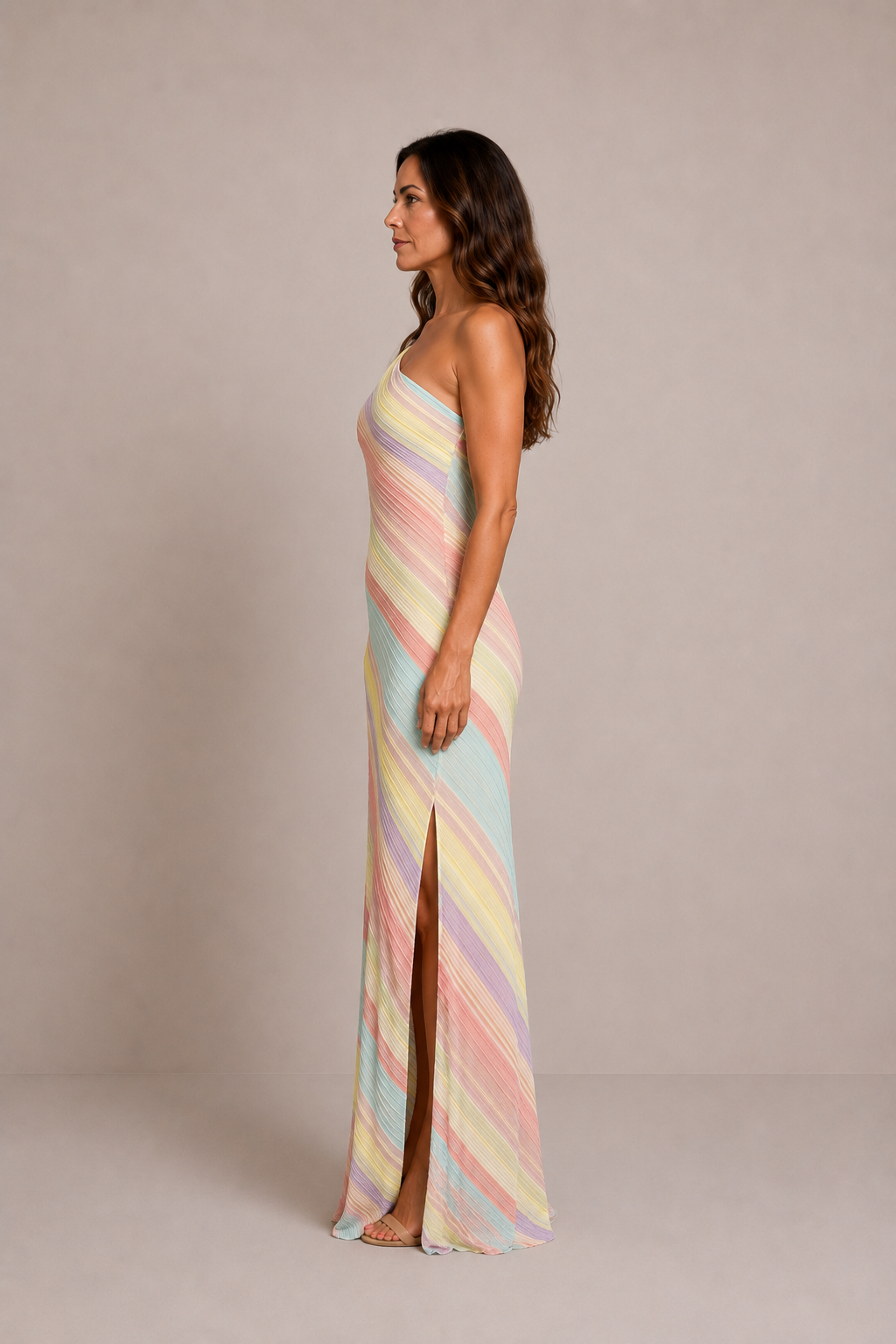 Fiorenza | Vestido midi estampado palabra de honor