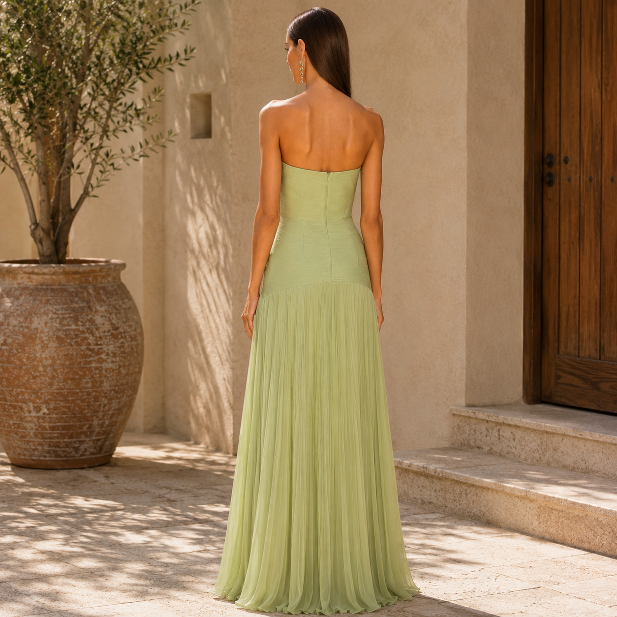 Almudena | Vestido de hombros descubiertos