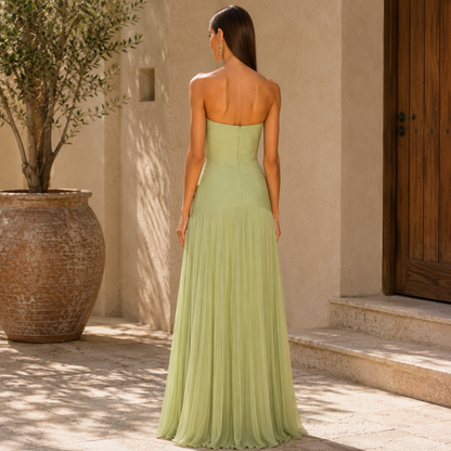 Almudena | Vestido de hombros descubiertos