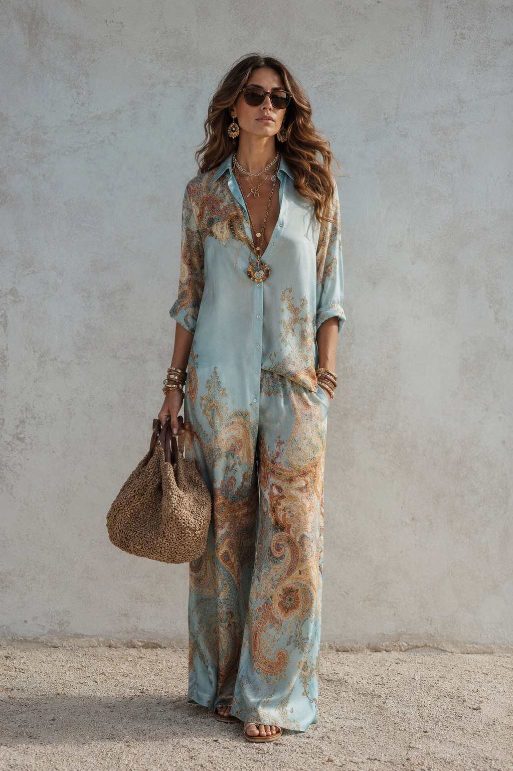Valentina | Vestido floral barroco