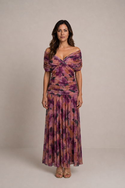Nora | Vestido largo con escote en V