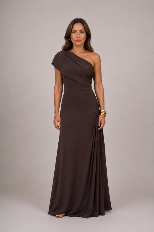 Dania | Vestido en color marrón