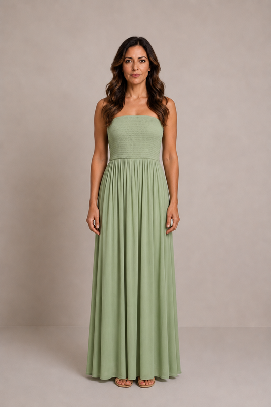 Almudena | Vestido de hombros descubiertos