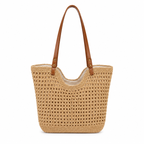 Amalfi | Bolso Tote de Rafia Natural