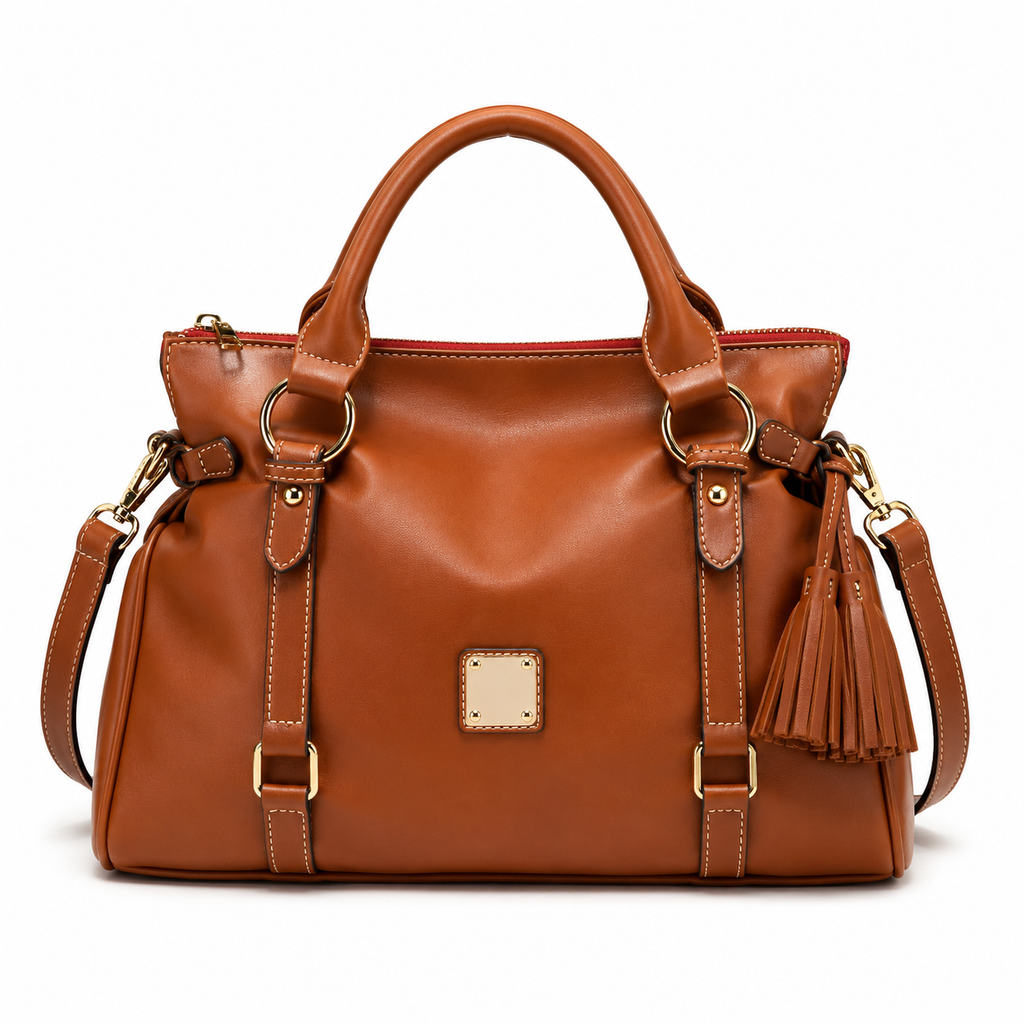 Toscana | Bolso Tote Clásico con Borlas