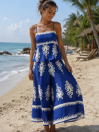 Catalina | Conjunto Bordado de Top y Pantalón Palazzo