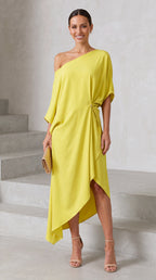 Camila | Vestido asimétrico elegante.