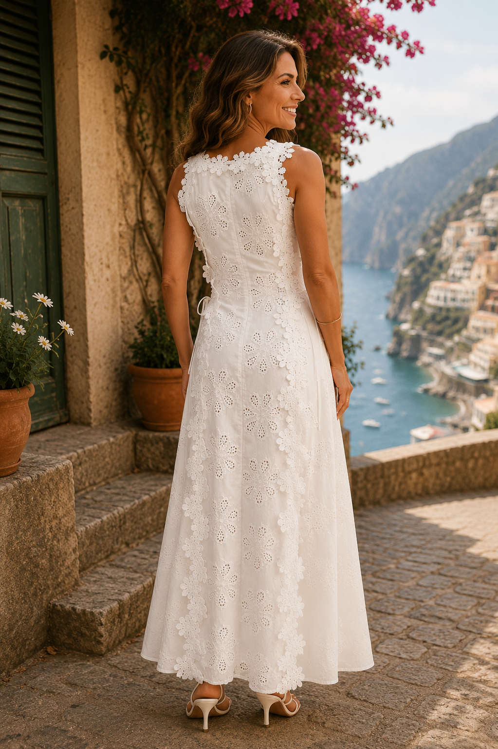 Della | Vestido largo bordado Elegante