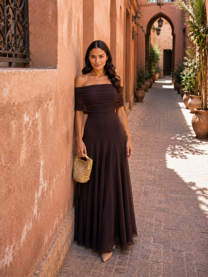 Dania | Vestido en color marrón