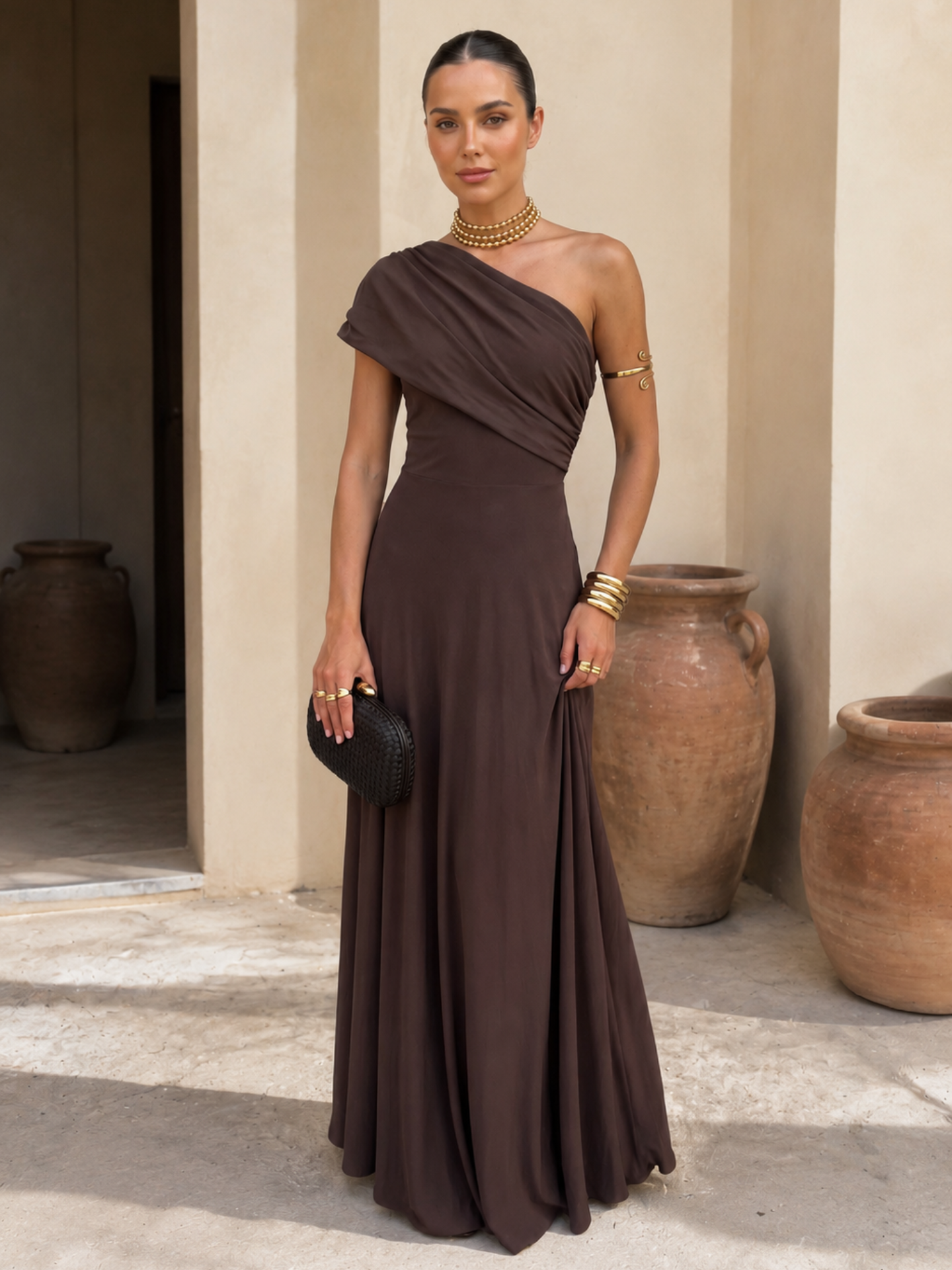 Dania | Vestido en color marrón