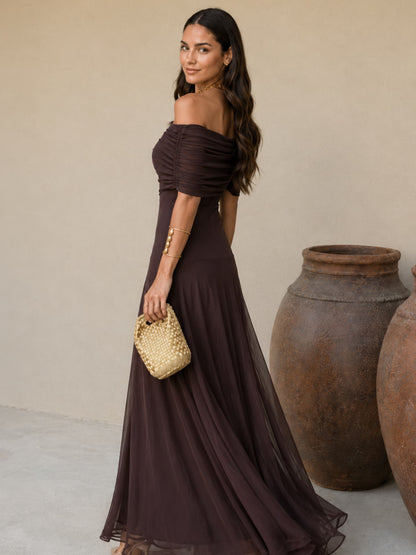 Dania | Vestido en color marrón