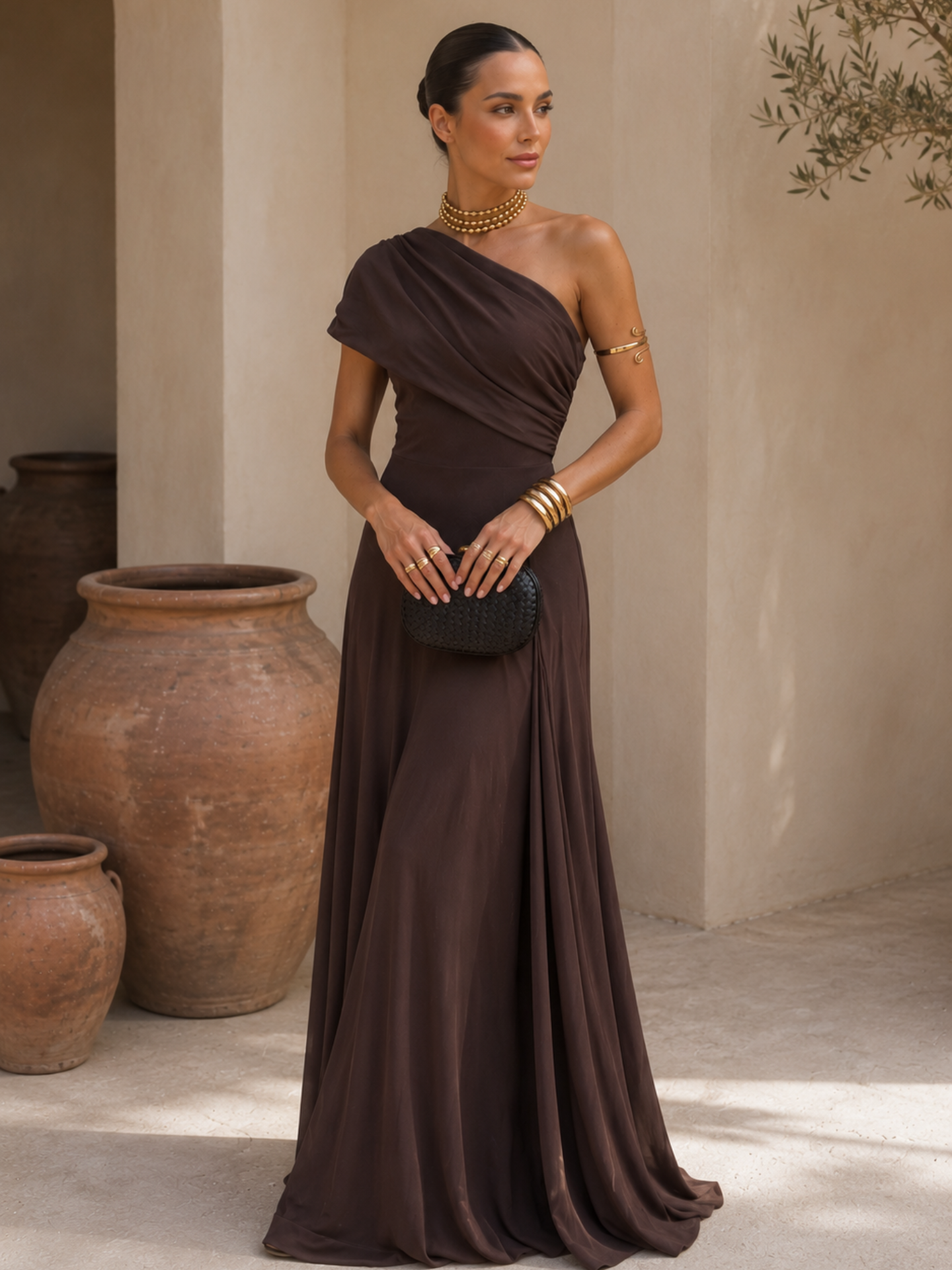 Dania | Vestido en color marrón