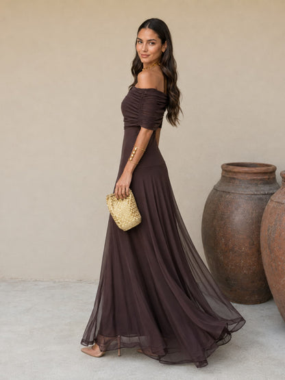 Dania | Vestido en color marrón