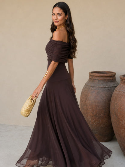 Dania | Vestido en color marrón