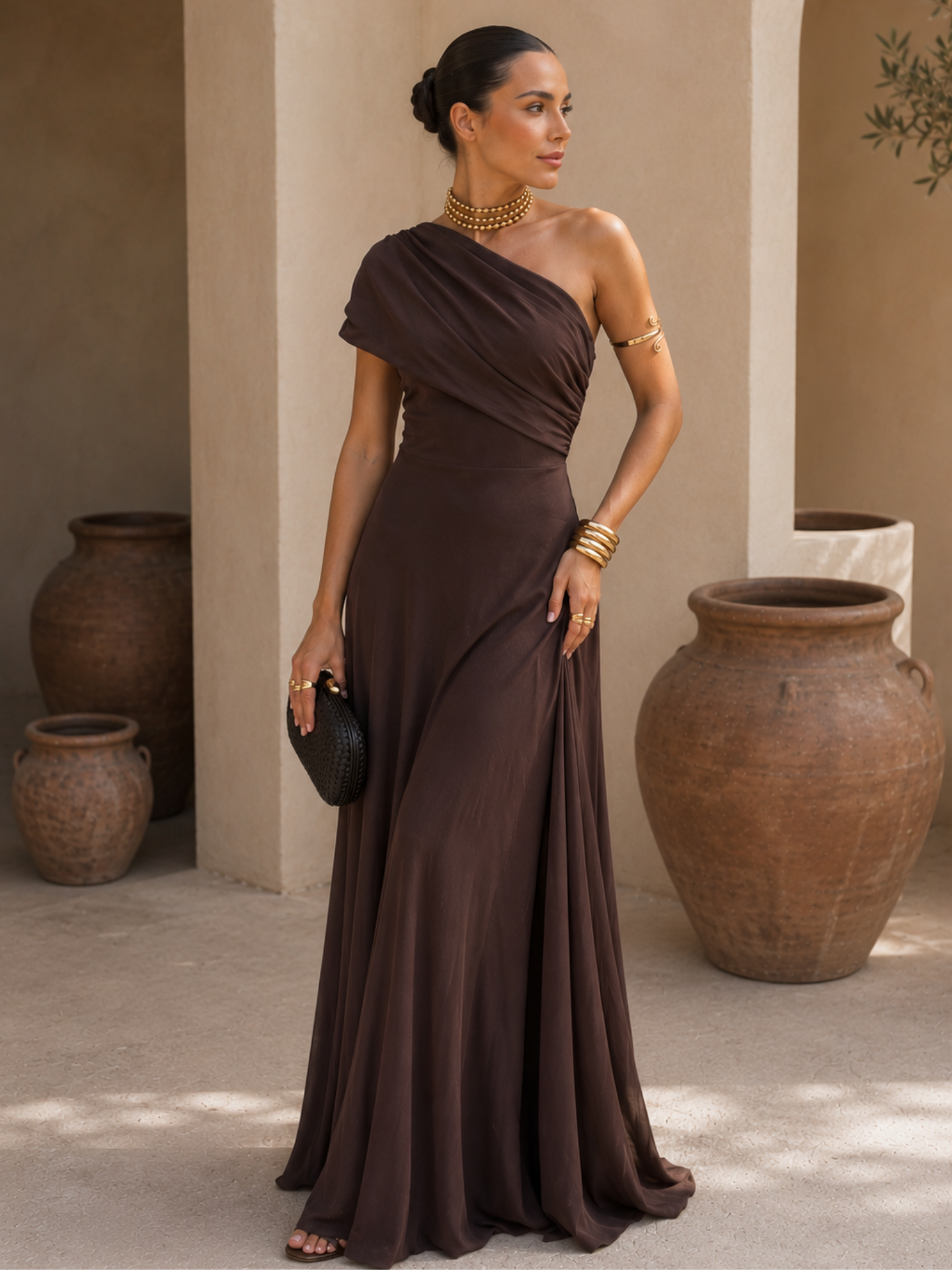 Dania | Vestido en color marrón