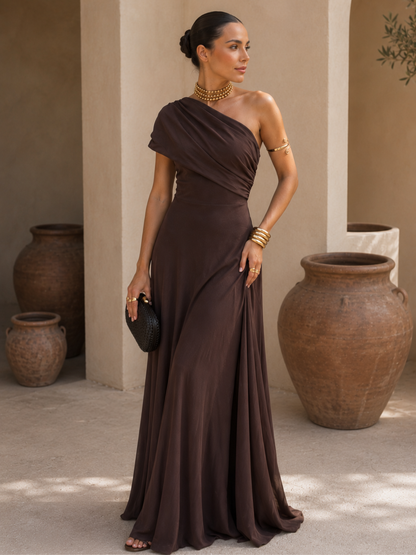 Dania | Vestido en color marrón