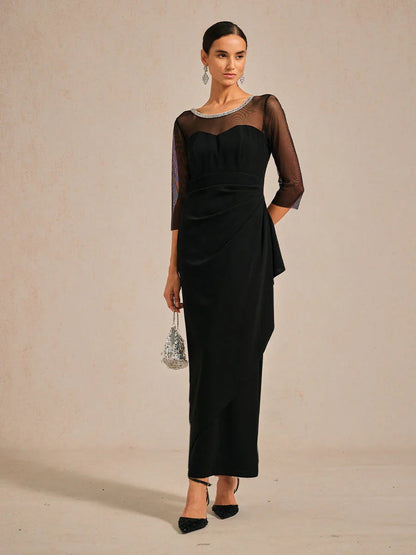 Eliana | Vestido midi entallado con drapeado