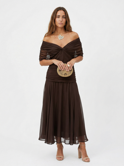 Nora | Vestido largo con escote en V