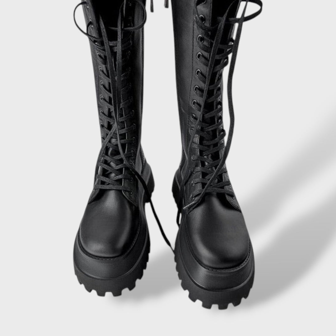 Torino | Botas altas con cordones y suela track