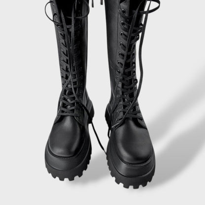 Torino | Botas altas con cordones y suela track