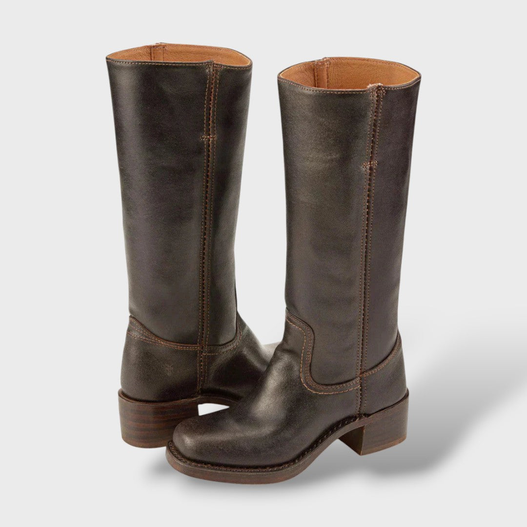 Lucca | Botas altas con suela estructurada