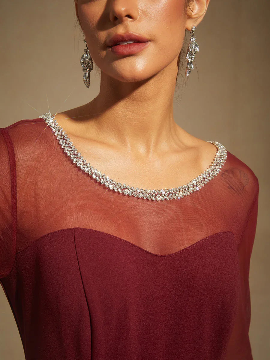 Eliana | Vestido midi entallado con drapeado