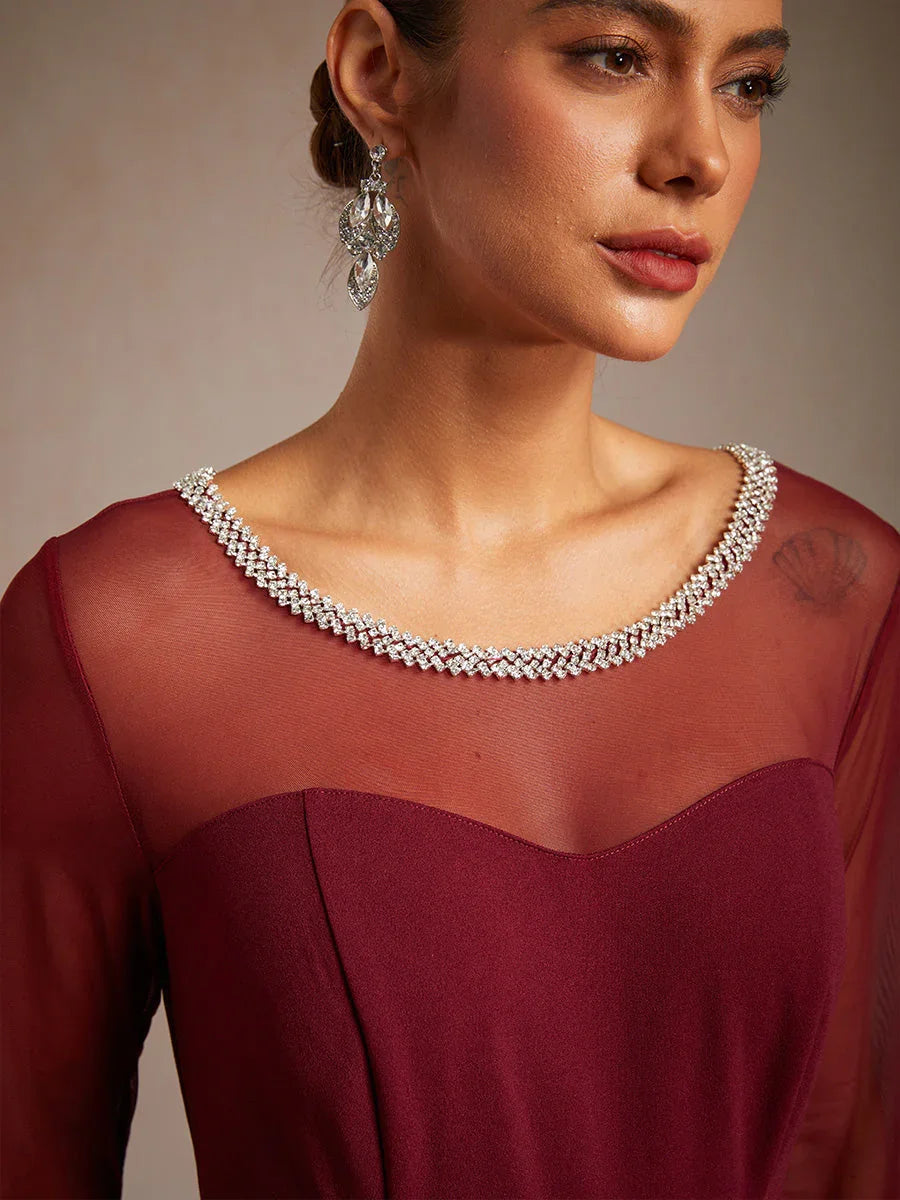 Eliana | Vestido midi entallado con drapeado