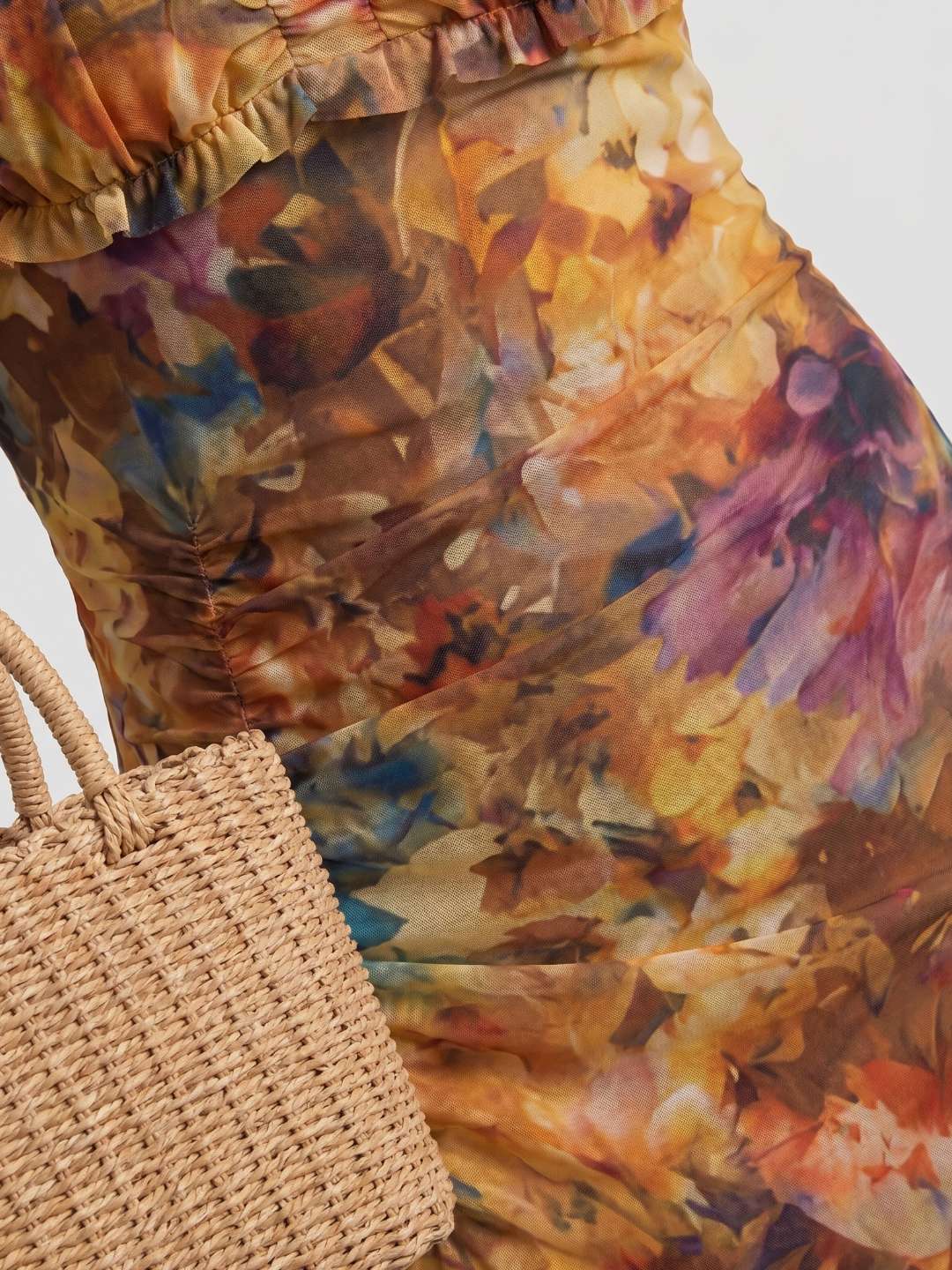 Marina | Vestido largo boho con estampado floral