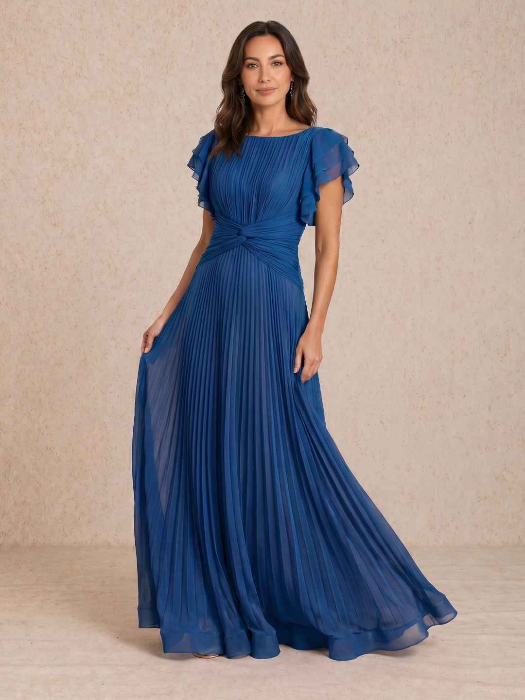Abigail | Vestido de noche plisado
